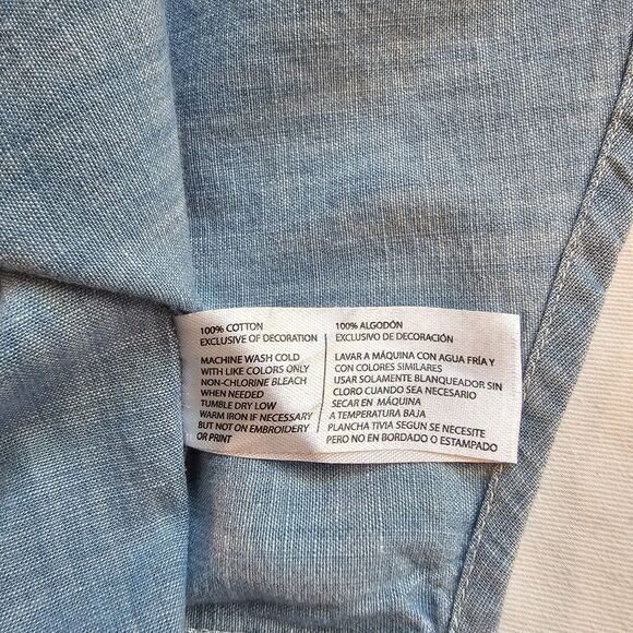 U.S. Polo Assn. Denim Men's Button Up Jean Shirt 100% Cotton sz 2XL - Picture 7 of 8